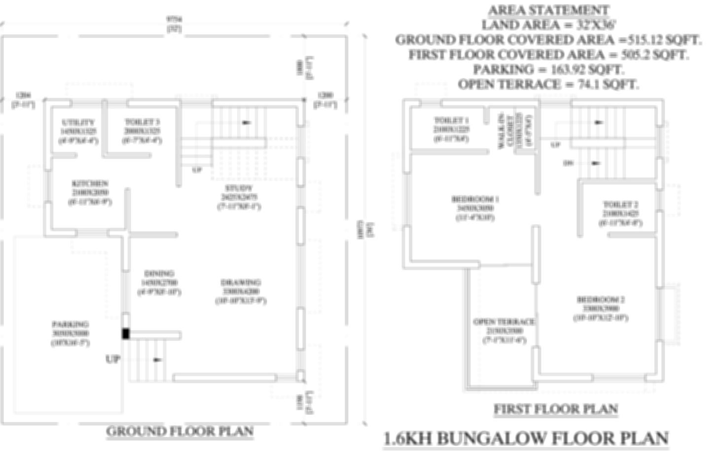 1.6-Kattha-Bungalow-2D-Floor-Plan